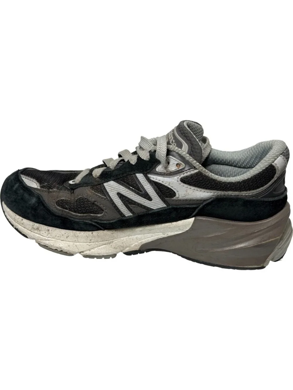 New Balance 990 V6 Black/Grey Kids Sneakers GC990BK6 Size 5Y / 6.5 Womens